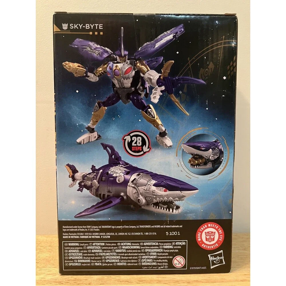 Transformers Age of the Primes SKY‑BYTE Voyager Class Figure New Sealed